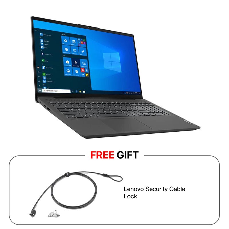 Lenovo IdeaPad 5 - 15.6" FHD / i7 / 16GB / 256GB SSD + 250GB SSD / 2GB VGA / Win 10 Pro / 1YW / Arabic/English / Graphite Grey - Laptop