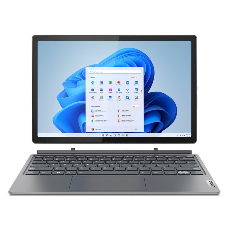 Lenovo IdeaPad Duet 5 Gen 8 - 12.4" 2K Multi-Touch / i5 / 8GB / 512GB (NVMe M.2 SSD) / Win 11 Home / 1YW / Arabic/English / Storm Grey - Laptop