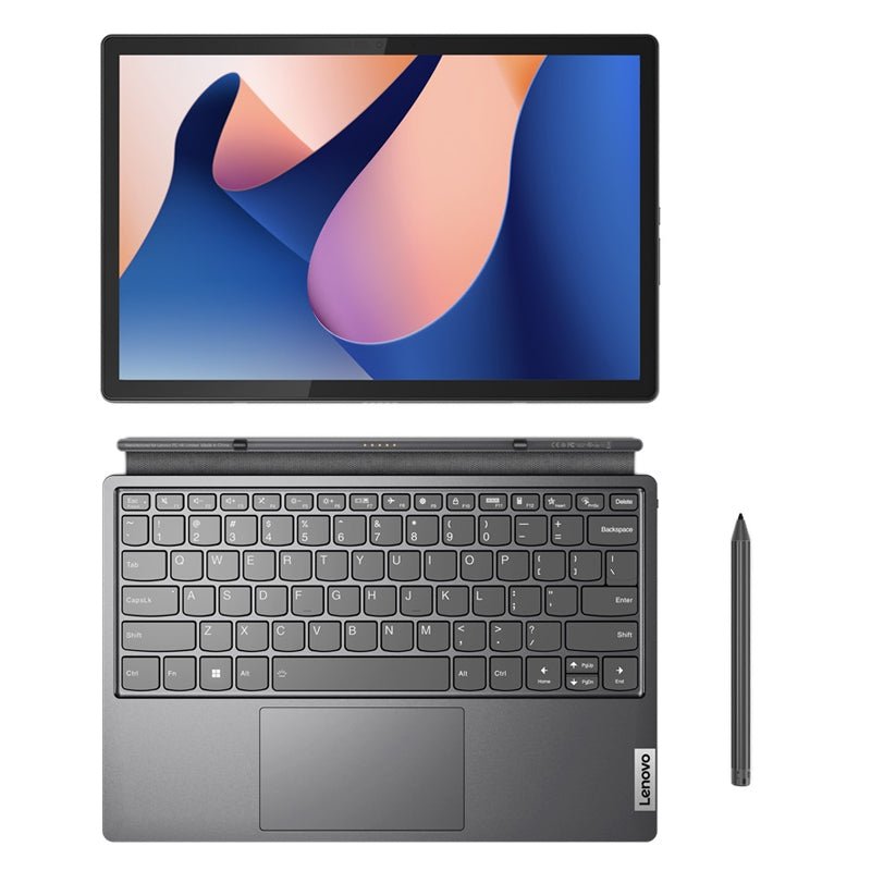 Lenovo IdeaPad Duet 5 Gen 8 - 12.4" 2K Multi-Touch / i5 / 8GB / 512GB (NVMe M.2 SSD) / Win 11 Home / 1YW / Arabic/English / Storm Grey - Laptop