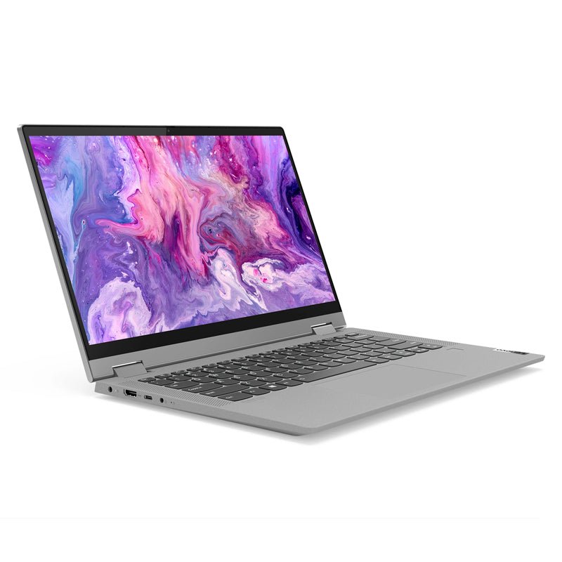 Lenovo IdeaPad Flex 5 - 14.0" FHD Multi-Touch / AMD Ryzen 3 / 4GB / 128GB (NVMe M.2 SSD) / Win 10 Home / 1YW / Arabic/English / Platinum Grey - Laptop