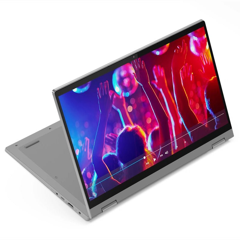 Lenovo IdeaPad Flex 5 - 14.0" FHD Multi-Touch / AMD Ryzen 3 / 4GB / 128GB (NVMe M.2 SSD) / Win 10 Home / 1YW / Arabic/English / Platinum Grey - Laptop