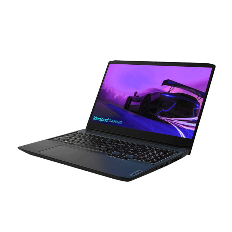 Lenovo IdeaPad Gaming 3 - 15.6" FHD / i5 / 8GB / 512GB (NVMe M.2 SSD) / 4GB VGA / Win 11 Home / 1YW / Arabic/English / Shadow Black - Laptop