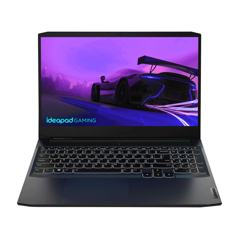 Lenovo IdeaPad Gaming 3 - 15.6" FHD / i5 / 8GB / 512GB (NVMe M.2 SSD) / 4GB VGA / Win 11 Home / 1YW / Arabic/English / Shadow Black - Laptop