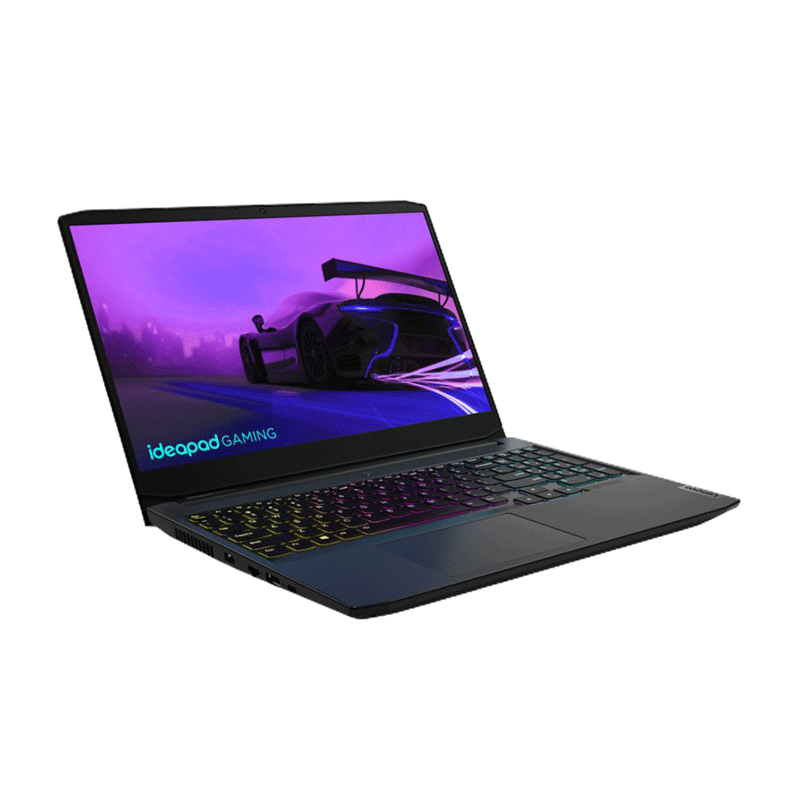 Lenovo IdeaPad Gaming 3 - 15.6" FHD / i5 / 8GB / 512GB (NVMe M.2 SSD) / 4GB VGA / Win 11 Home / 1YW / Arabic/English / Shadow Black - Laptop