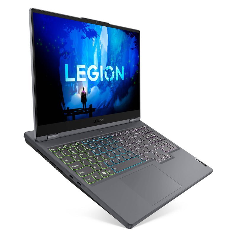 Lenovo Legion 5 Gen 7 - 15.6" WQHD / i7 / 16GB / 2x 1TB (NVMe M.2 SSD) / 4GB VGA / Win 10 Pro / 1YW / Arabic/English / Cloud Grey - Laptop