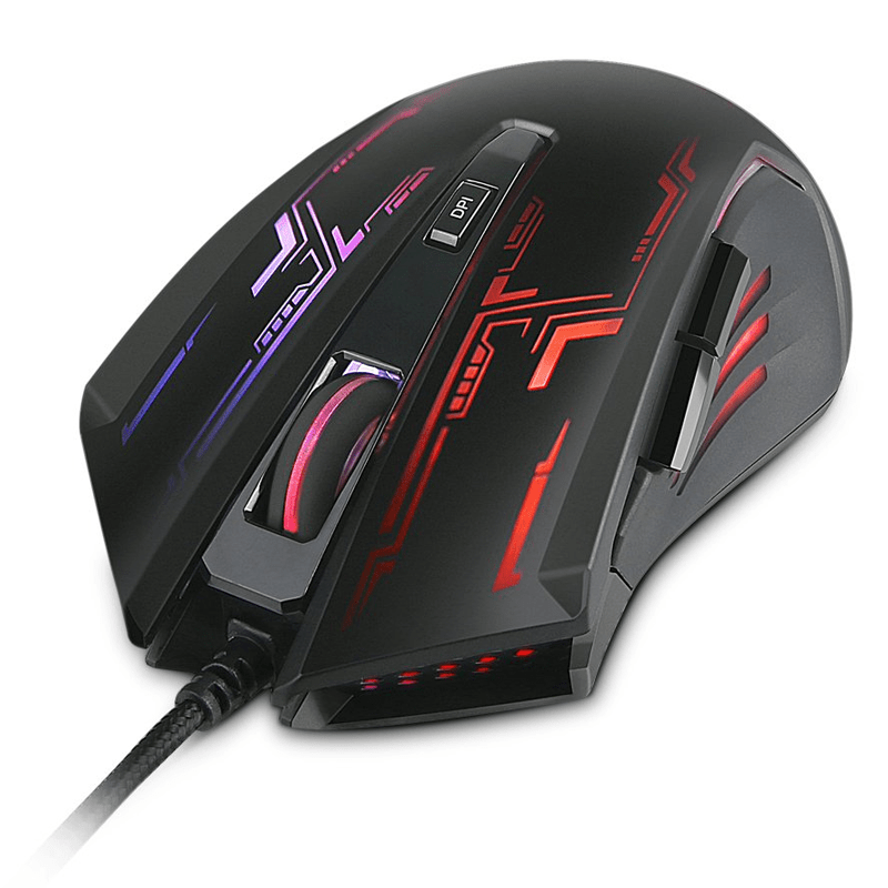 Lenovo Legion M200 RGB Gaming Mouse - 2400dpi / Optical / Wired / Black - Mouse