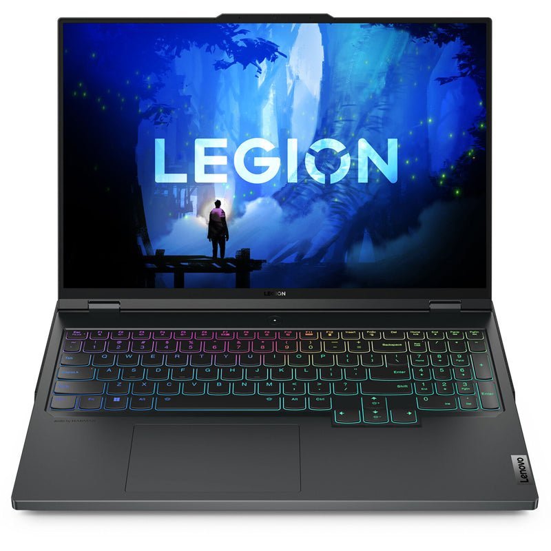 Lenovo Legion Pro 7 Gen 8 - 16.0" WQXGA / i9 / 32GB / 1TB (NVMe M.2 SSD) / 12GB VGA RTX 4080 / DOS (Without OS) / 1YW / Arabic/English / Onyx Grey - Laptop