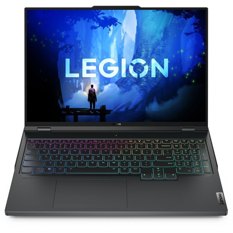 Lenovo Legion Pro 7 Gen 8 - 16.0" WQXGA / i9 / 32GB / 1TB (NVMe M.2 SSD) / 12GB VGA RTX 4080 / Win 11 Pro / 1YW / Arabic/English / Onyx Grey - Laptop