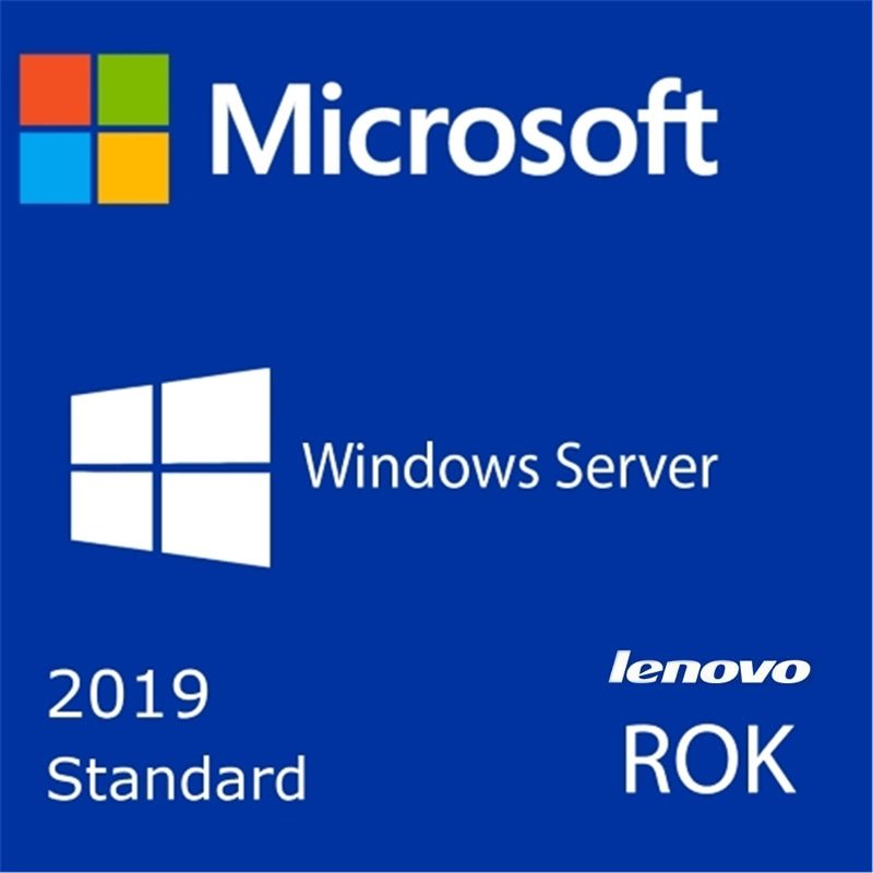 Lenovo Microsoft Windows Server 2019 Standard - 2 Virtual Machines / 16-Cores / ROK Kit
