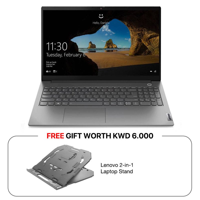 Lenovo ThinkBook 15 G2 - 15.6" FHD / i7 / 12GB / 500GB (NVMe M.2 SSD) / 2GB VGA / DOS (Without OS) / 1YW / Arabic/English - Laptop