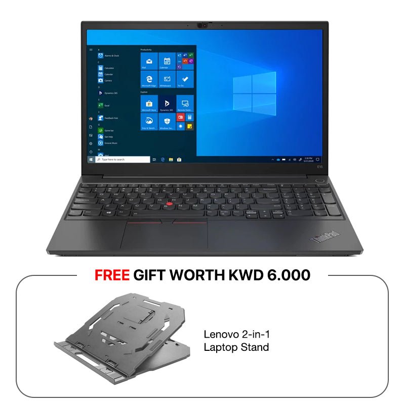 Lenovo ThinkPad E15 Gen 2 - 15.6" FHD / i7 / 16GB / 512GB (NVMe M.2 SSD) / 2GB VGA / Win 10 Pro / 1YW / Arabic/English - Laptop