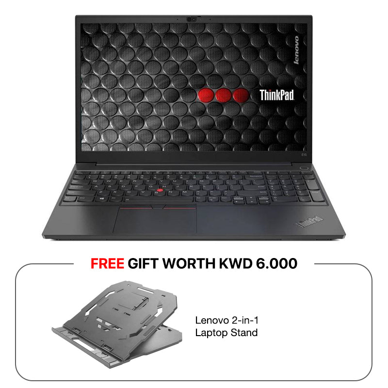 Lenovo ThinkPad E15 Gen 2 - 15.6" FHD / i7 / 8GB / 1TB (NVMe M.2 SSD) / 2GB VGA / DOS (Without OS) / 1YW / Arabic/English - Laptop