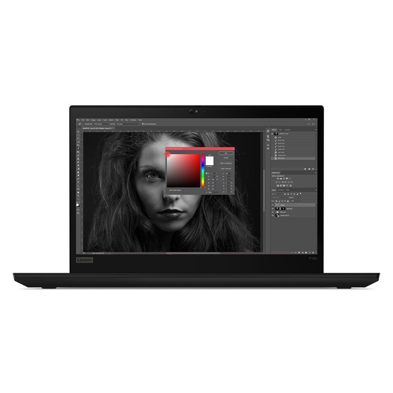 Lenovo ThinkPad P14s Gen 2 - 14.0" FHD / i7 / 16GB / 1TB (NVMe M.2 SSD) / WWAN / Win 10 Pro / 3YW / Arabic/English / Black - Laptop