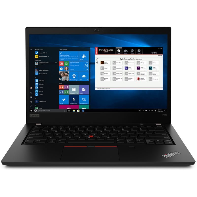 Lenovo ThinkPad P14s Gen 2 - 14.0" FHD / i7 / 24GB / 250GB (NVMe M.2 SSD) / WWAN / Win 10 Pro / 3YW / Arabic/English / Black - Laptop