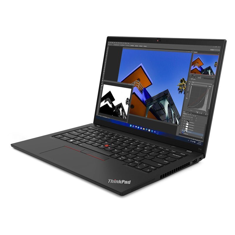 Lenovo ThinkPad T14 Gen 3 - 14.0" WUXGA / i7 / 32GB / 512GB (NVMe M.2 SSD) / WWAN / Win 11 Pro / 3YW / Arabic/English / Thunder Black - Laptop