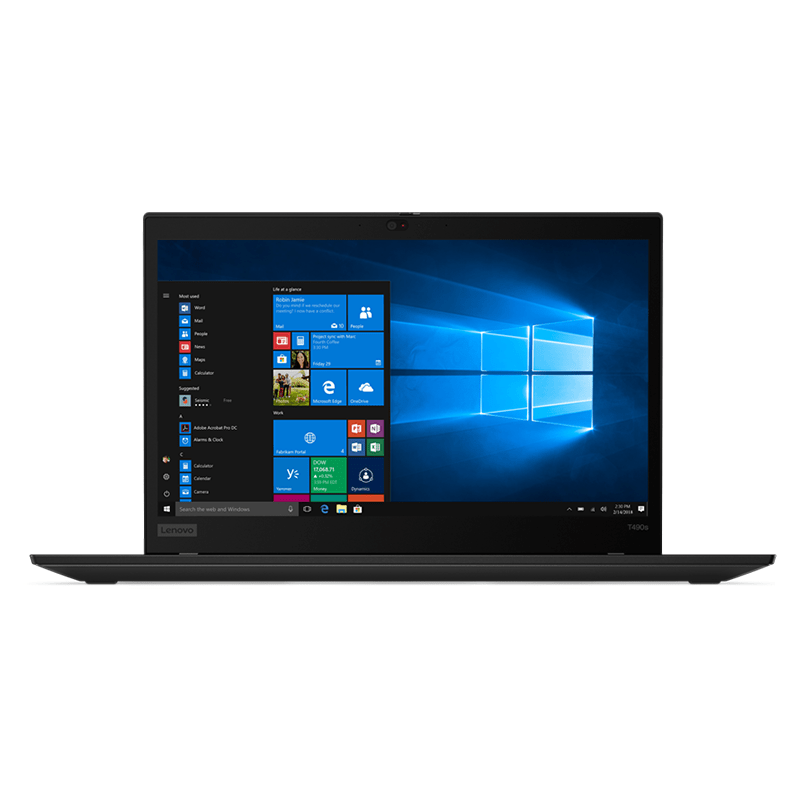 Lenovo ThinkPad T490s - 14.0" HD / i5 / 8GB / 512GB (NVMe M.2 SSD) / Win 10 Pro / 3YW / Arabic/English - Laptop