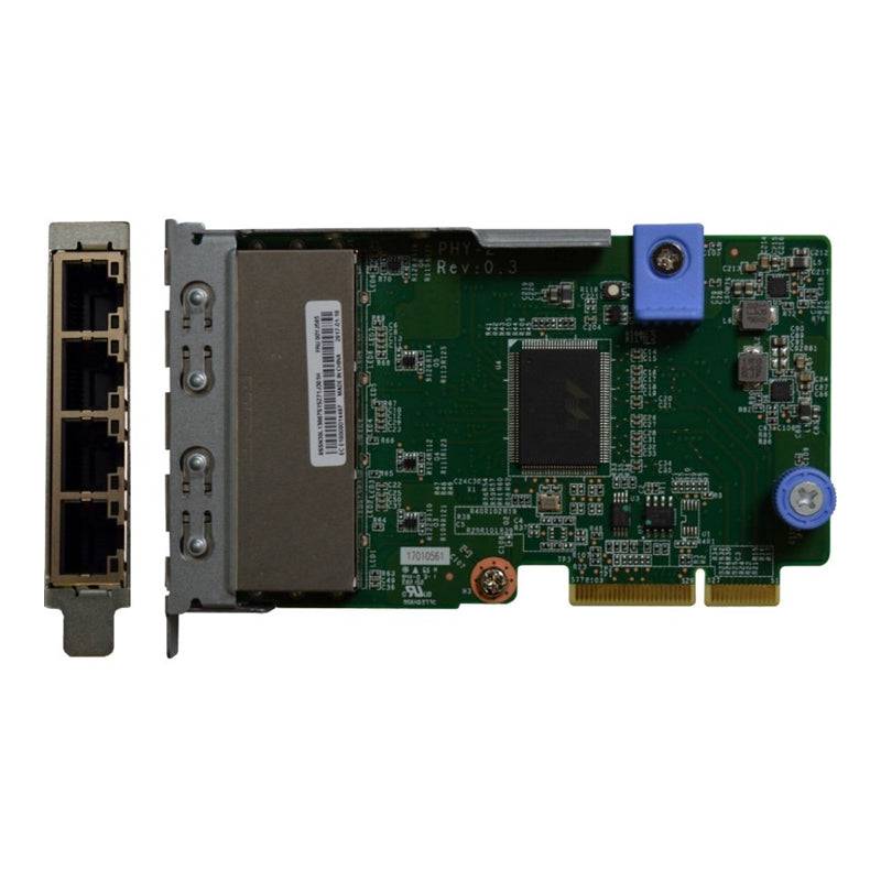 Lenovo ThinkSystem 4-Port Network Adapter - 4x LAN / 1Gbps / LOM / Wired