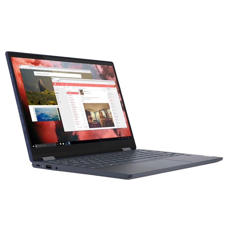 Lenovo Yoga 6 - 13.3" FHD Multi-Touch / AMD Ryzen 7 / 16GB / 512GB (NVMe M.2 SSD) / Win 11 Home / 1YW / Arabic/English / Abyss Blue - Laptop