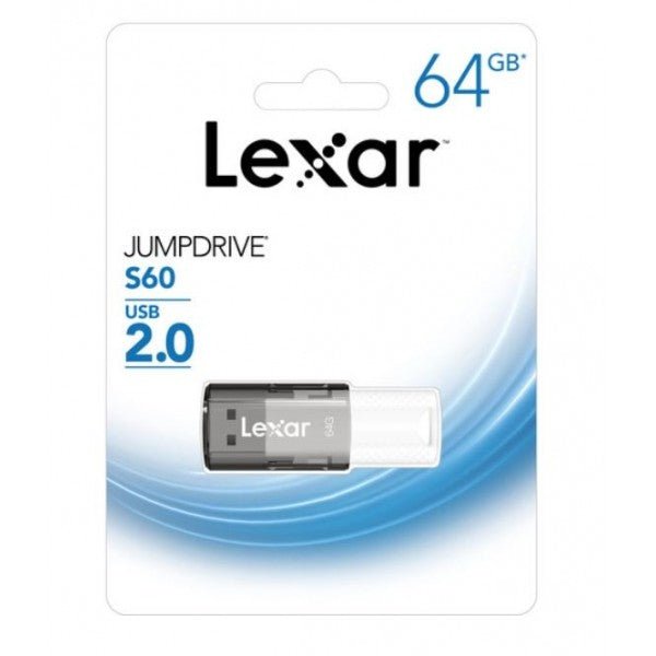 Lexar 64GB JumpDrive USB 2.0 Flash Drive - LJDS060064G-BNBNG