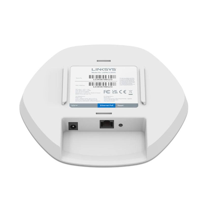 Linksys Cloud Managed AC1300 WiFi 5 Indoor Wireless Access Point - 1.3 Gbps / 2.4 GHz, 5 GHz / 1x LAN - Access Point