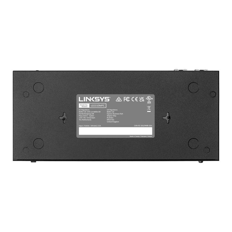 لينكسيس LGS310MPC - 8-المنافذ (إيثرنت) / 2-منافذ(SFP) / مدار / جيجابت / PoE + / سطح المكتب - التبديل