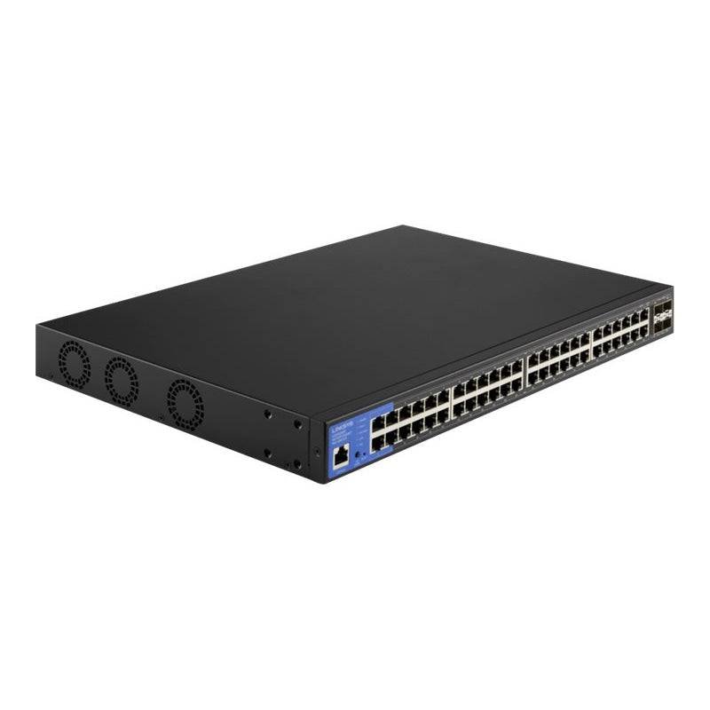 Linksys LGS352MPC - 48-Ports (Ethernet) / 4-Ports (SFP+) / Managed / Gigabit / PoE+ / Desktop - Switch