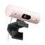 كاميرا ويب Logitech Brio 500 HD - 60 إطارًا في الثانية / USB-C / سلكية / وردي