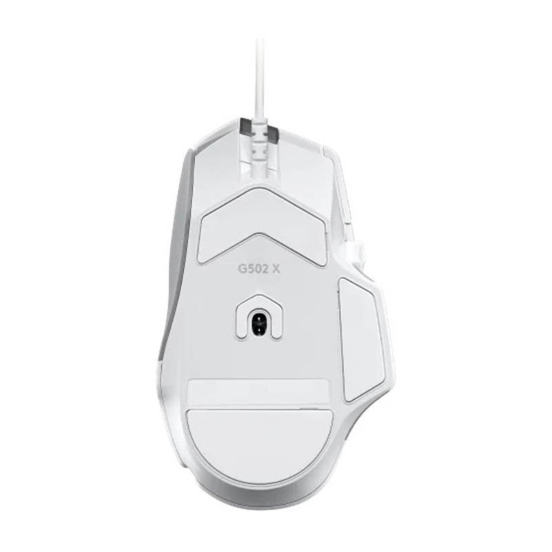 Logitech G502X Gaming Mouse- Wired  / USB-A / White