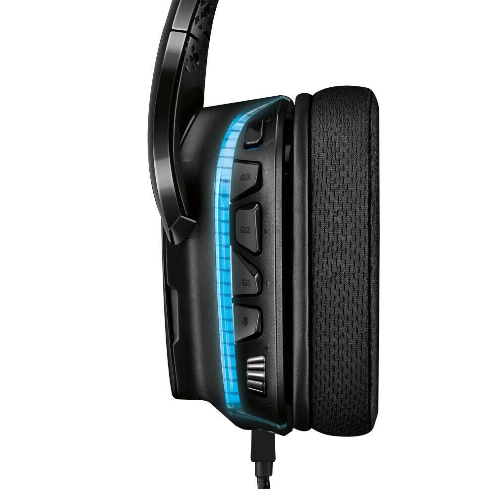 Logitech G635 7.1 LIGHTSYNC Gaming Headset - RGB / Wired  / Black/Blue