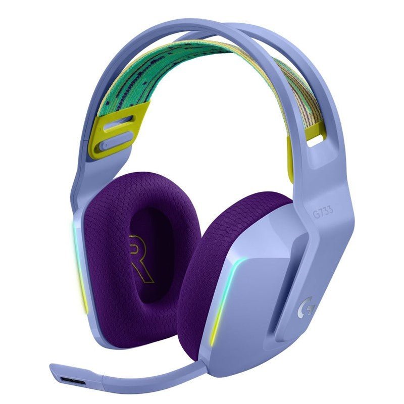Logitech G733 Lightspeed Gaming Headset - Wireless / RGB / Lilac