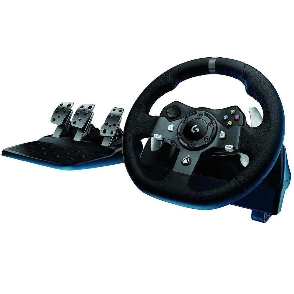 Logitech G920 Driving Force Racing Wheel for Xbox One and PC - Black