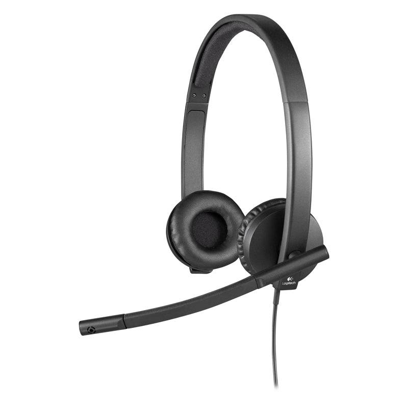 Logitech H570e USB Wired Headset - Wired / USB / Stereo / Black