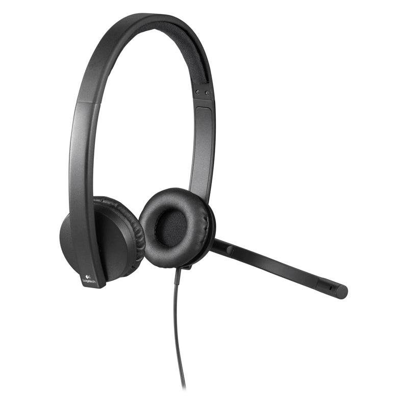 Logitech H570e USB Wired Headset - Wired / USB / Stereo / Black