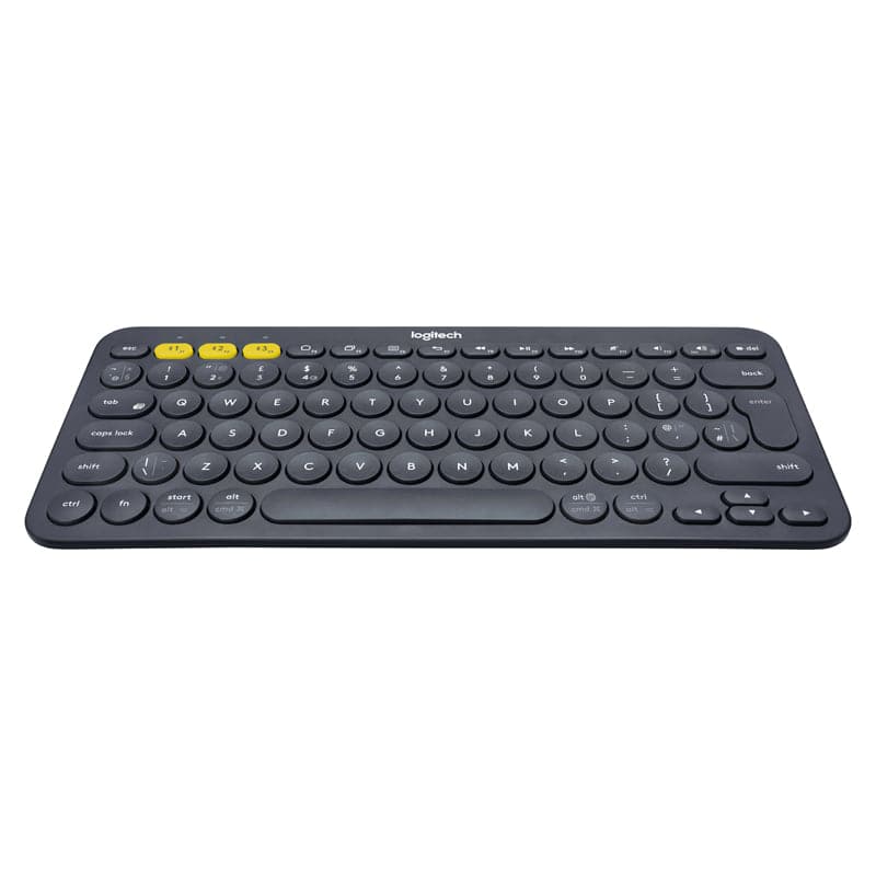 لوجيتيك K380 متعدد-الجهاز لوحة مفاتيح - بلوتوث /رمادي داكن - لوحة مفاتيح