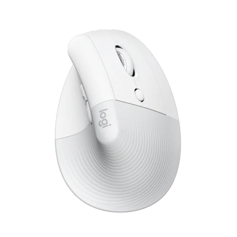 Logitech Lift Bluetooth Vertical Ergonomic Mouse - Off-White