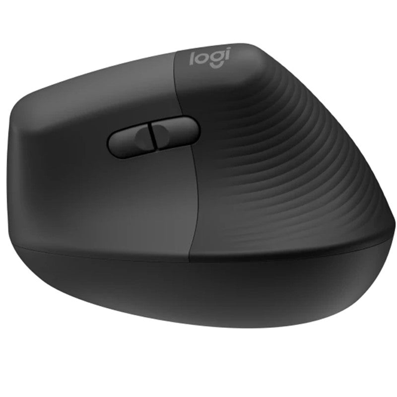 Logitech Lift Vertical Ergonomic Wireless & bluetooth Mouse - Graphite