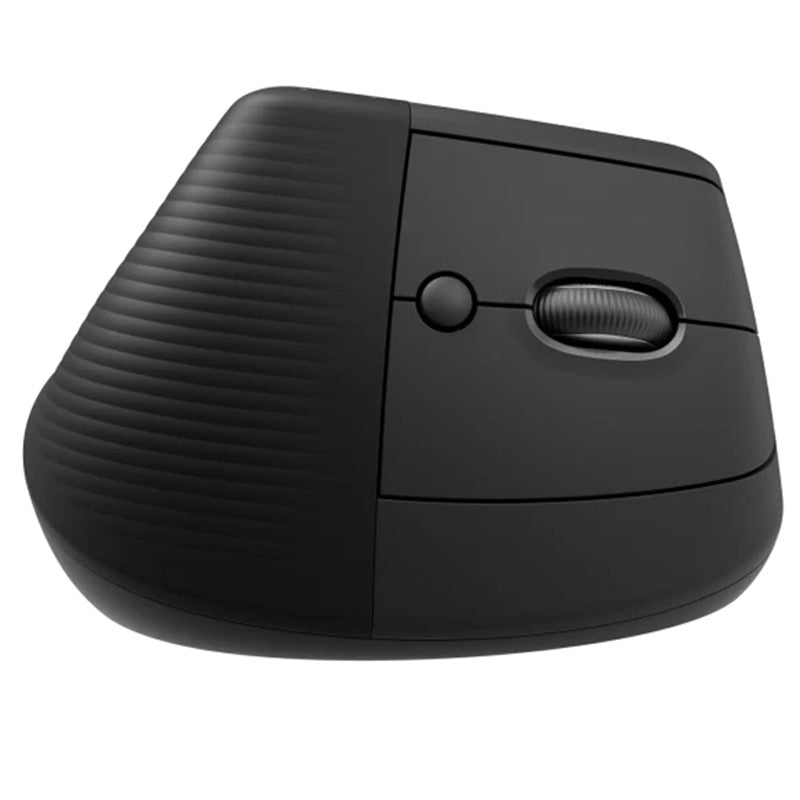 Logitech Lift Vertical Ergonomic Wireless & bluetooth Mouse - Graphite