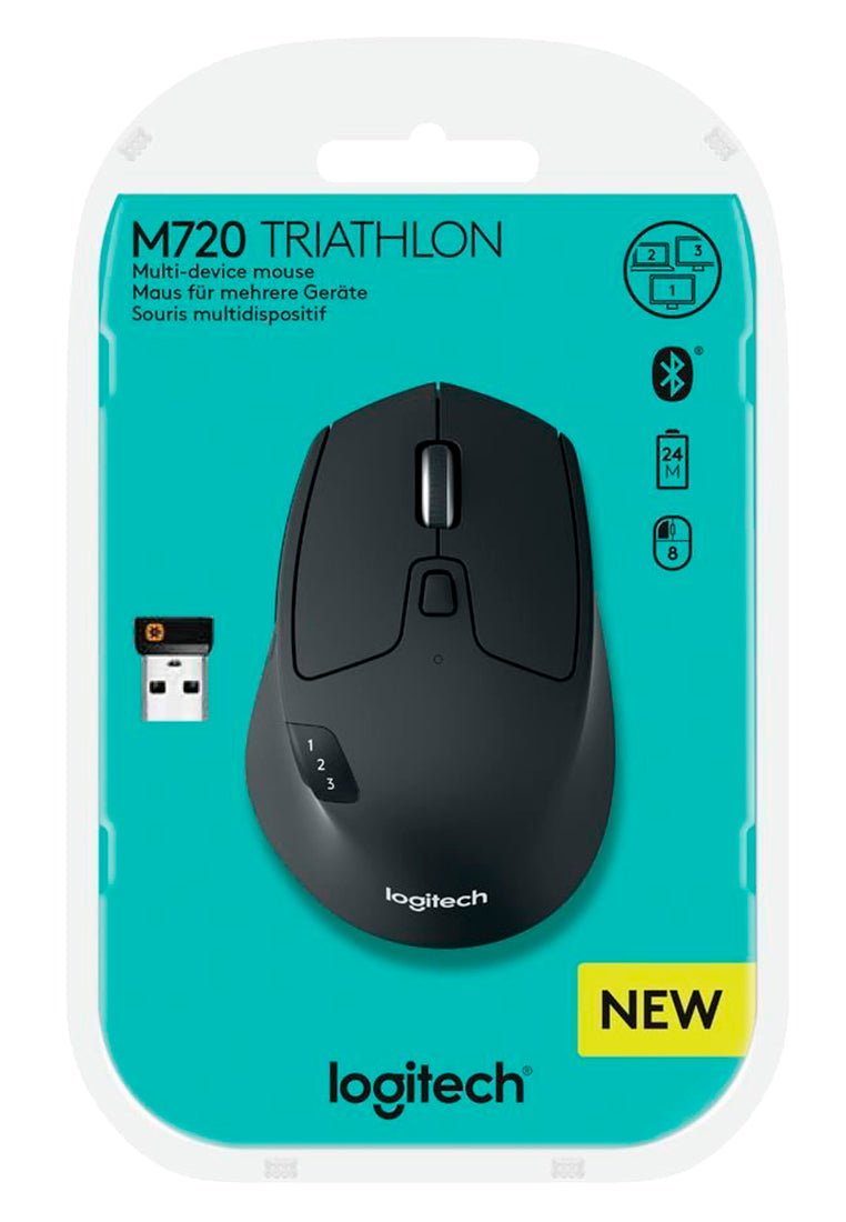 Logitech M720 Triathalon Multi-Device Wireless Mouse