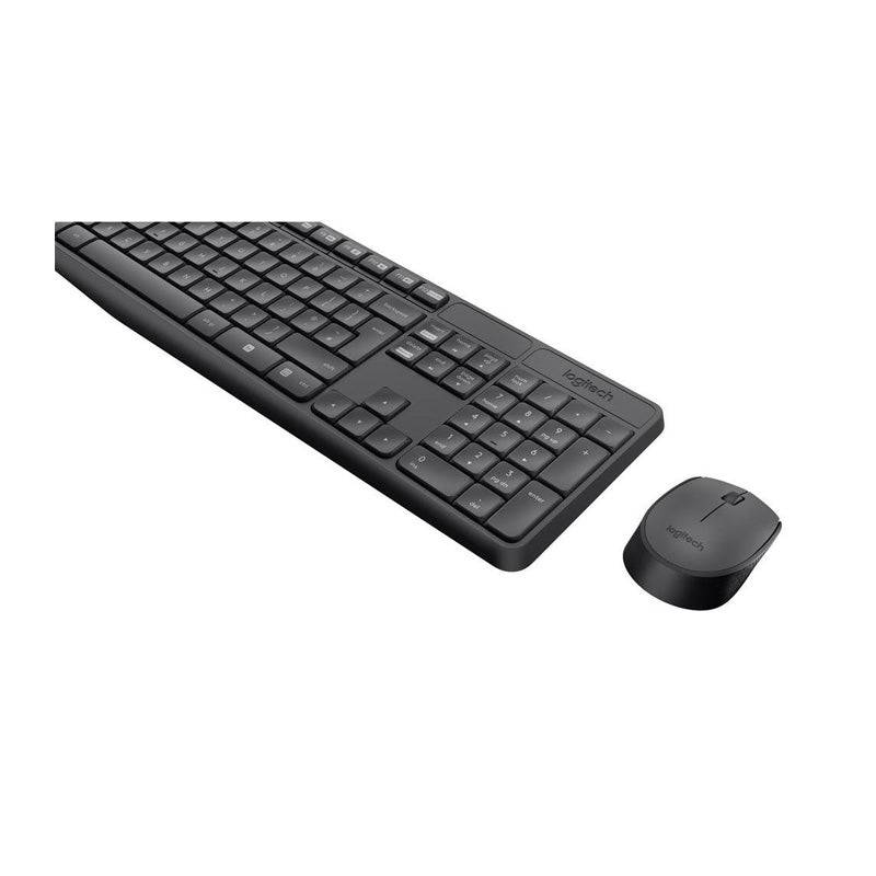 Logitech MK235 - 2.40GHz / Up to 10m / Optical / Wi-Fi / Arb/Eng - Keyboard & Mouse Combo