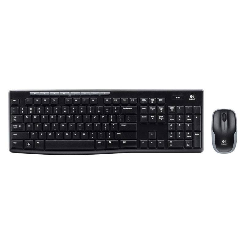 Logitech MK270 - 2.40GHz / Up to 10m / Wi-Fi / Arb/Eng - Keyboard & Mouse Combo