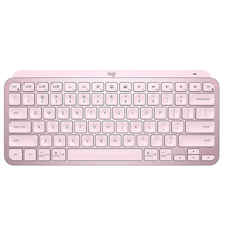 Logitech MX Keys Mini Bluetooth Illuminated Keyboard, English - Rose Pink