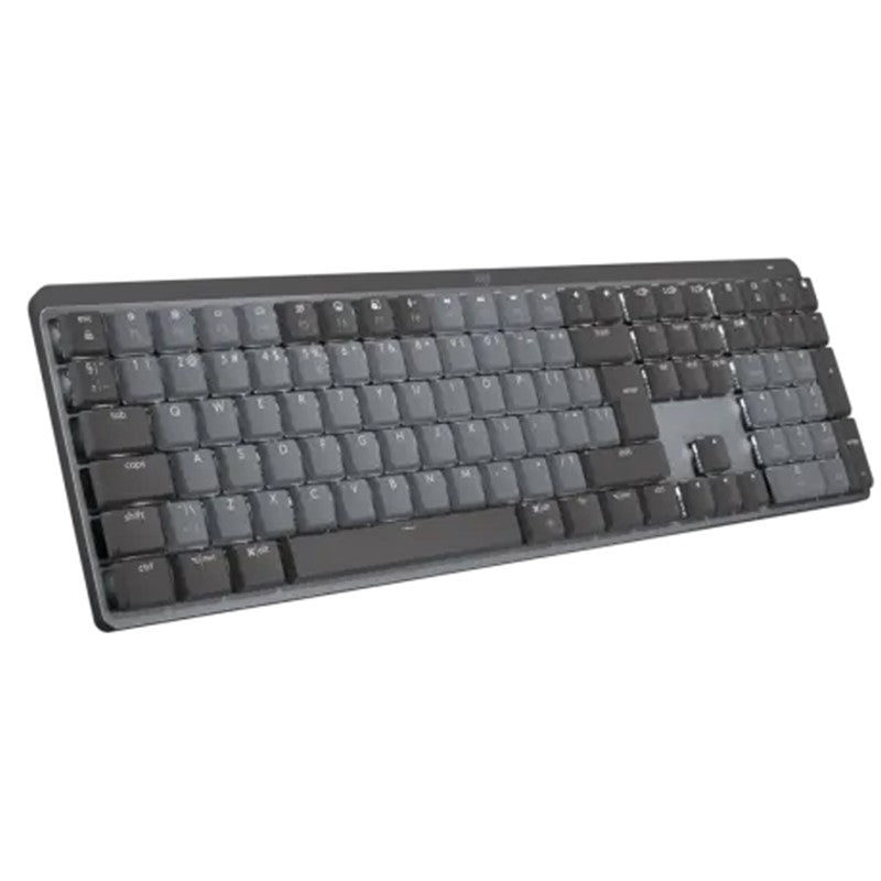 Logitech MX Mechanical Wireless Illuminated Performance Keyboard, Clicky - Graphite