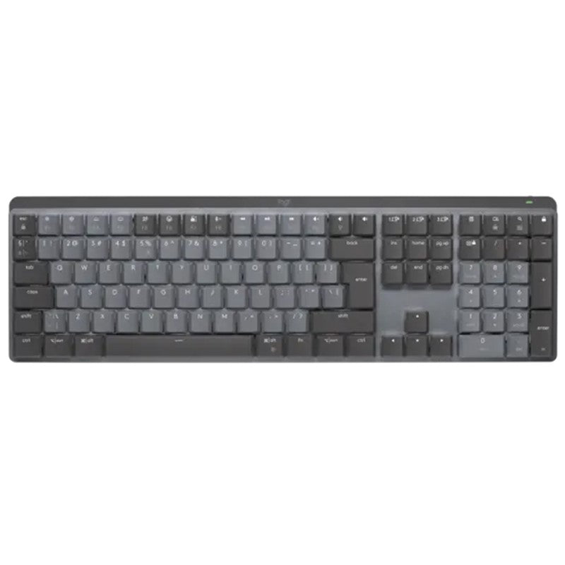 Logitech MX Mechanical Wireless Illuminated Performance Keyboard, Clicky - Graphite