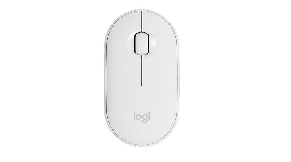 Logitech Pebble M350 Mouse - Up to 10m / Wireless / Off White