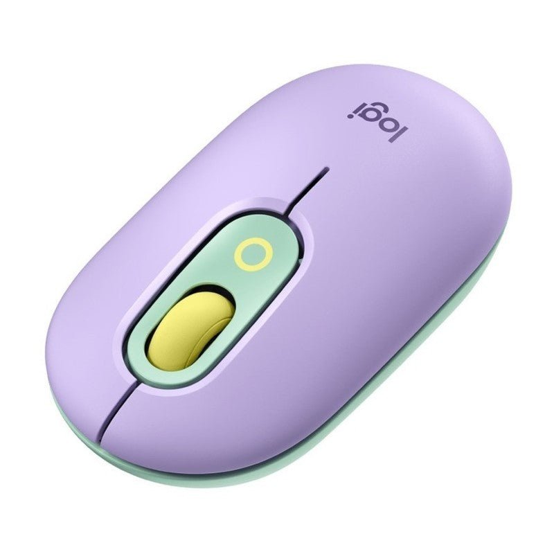 Logitech POP with Emoji Wireless/Bluetooth Mouse, Purple