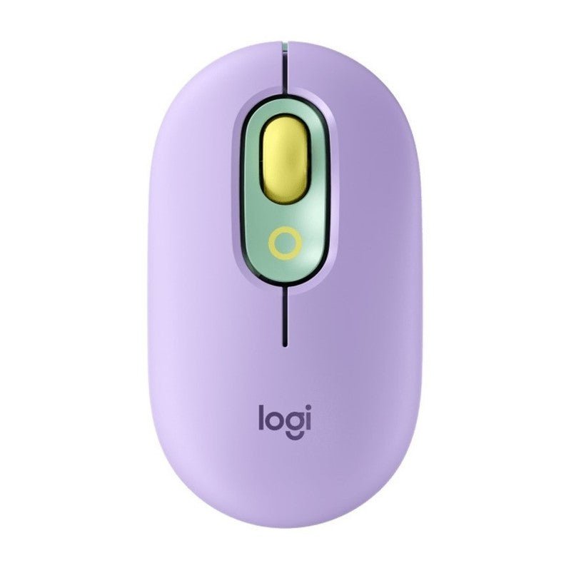 Logitech POP with Emoji Wireless/Bluetooth Mouse, Purple