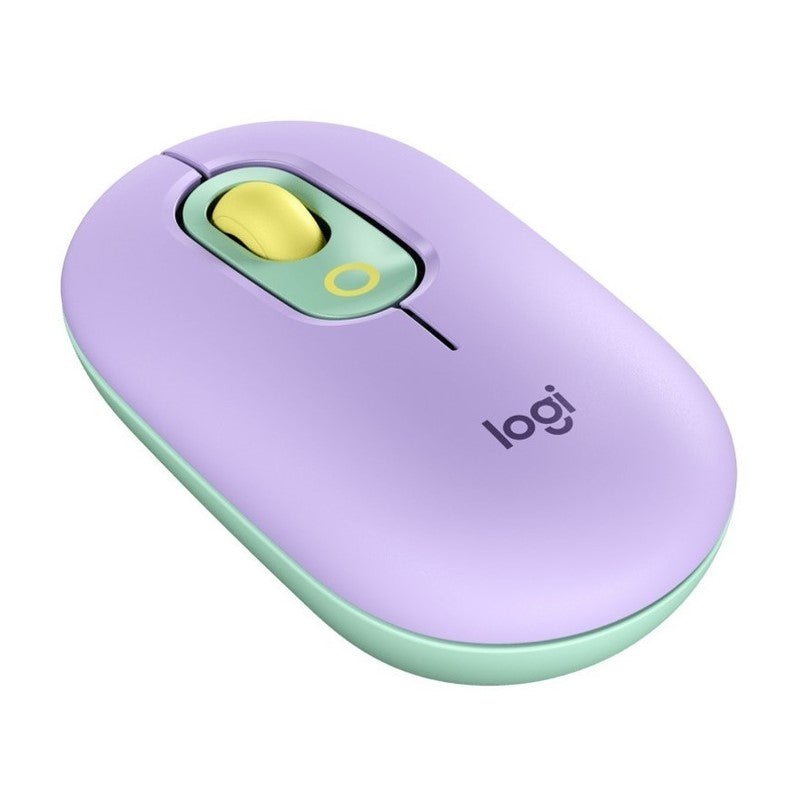 Logitech POP with Emoji Wireless/Bluetooth Mouse, Purple