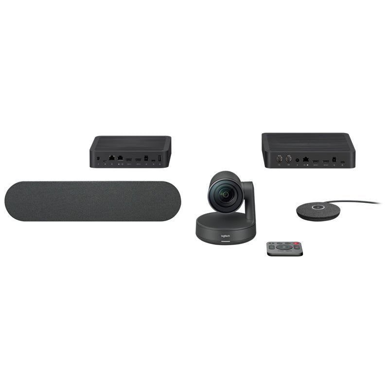 Logitech Rally Video Conferencing Kit - 4K / HDMI / LAN / USB-C / USB 3.1 / Black