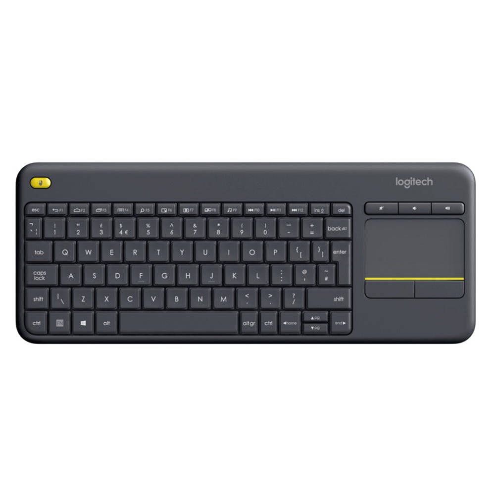 Logitech Wireless Keyboard K400 Plus with Touchpad for Smart TV & PC