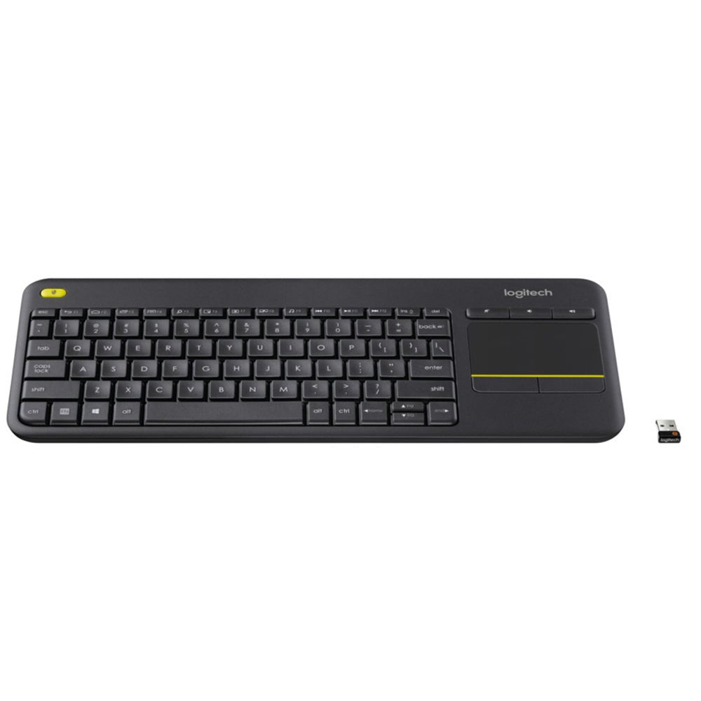 Logitech Wireless Keyboard K400 Plus with Touchpad for Smart TV & PC